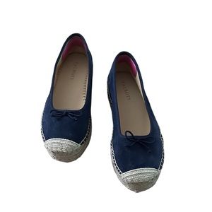 Talbots Quinn Suede platform Espadrille Size 7.5